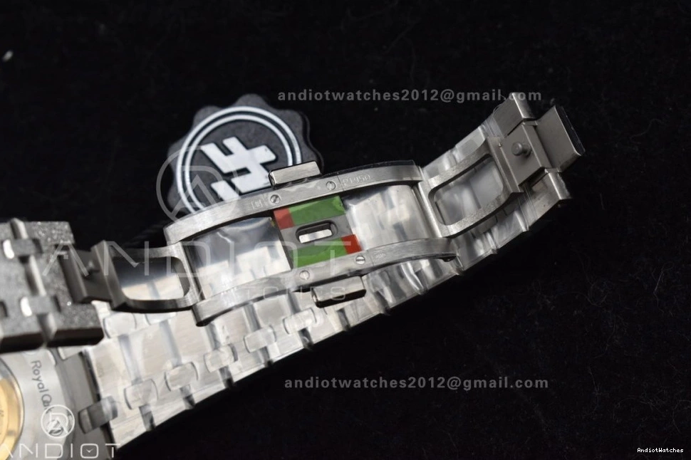 SS Versatile Frosted Bracelet 15400 1095 Edition A SS on ZF Blue Oak Royal Case 1:1 Best 41mm Dial Textured 1216